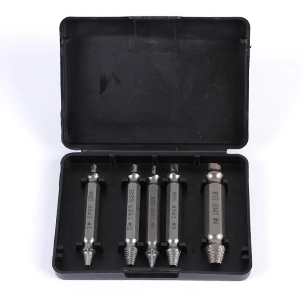 6 шт поврежденный винт сверло для извлечения комплект Титан покрытием сломанной