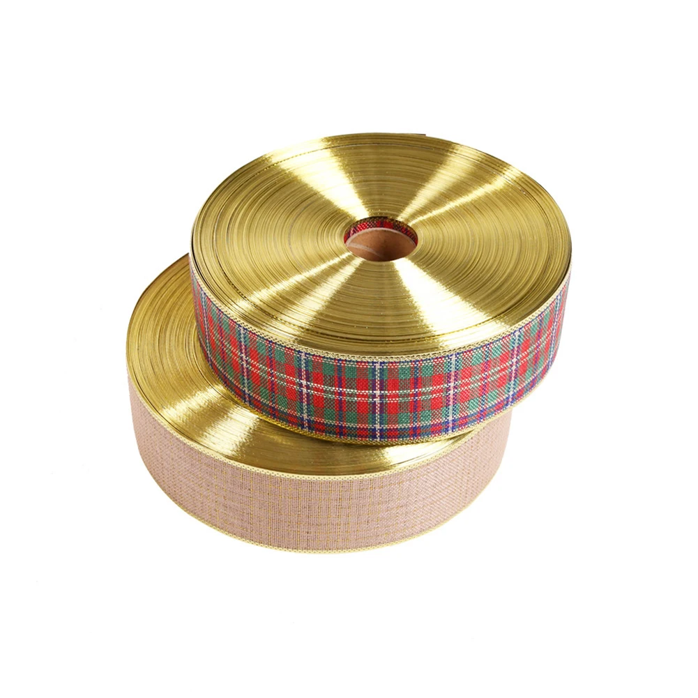 Украшения для рождественской елки лента отделки сделай сам бант подарочная