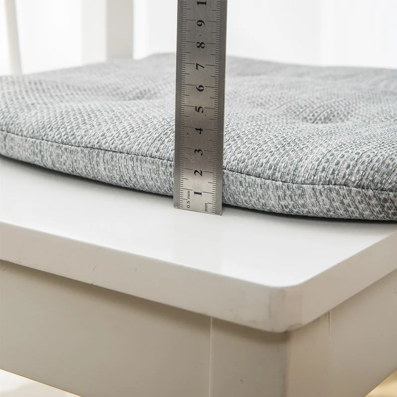 Модная Нескользящая льняная Бытовая Губка разноцветный стул для столовой