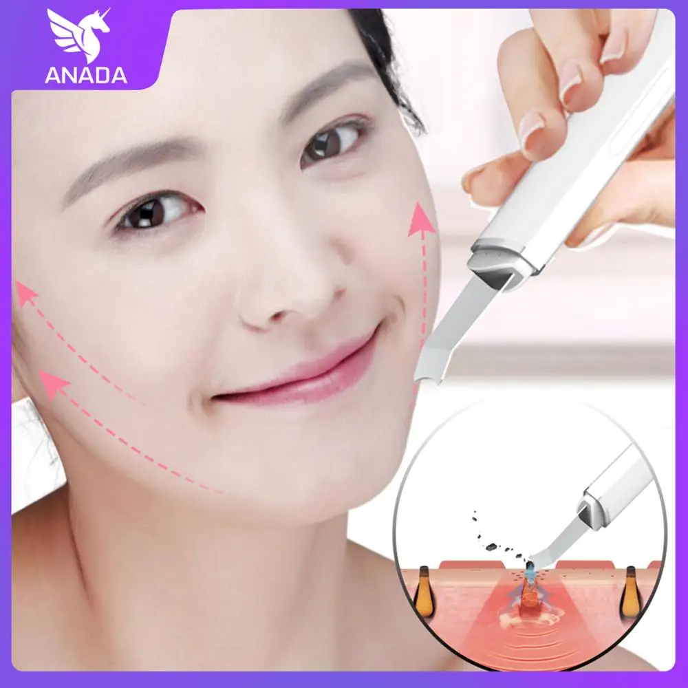 Ультразвуковая очистка кожи Anada глубокая лица ионная машина пилинг Лопата