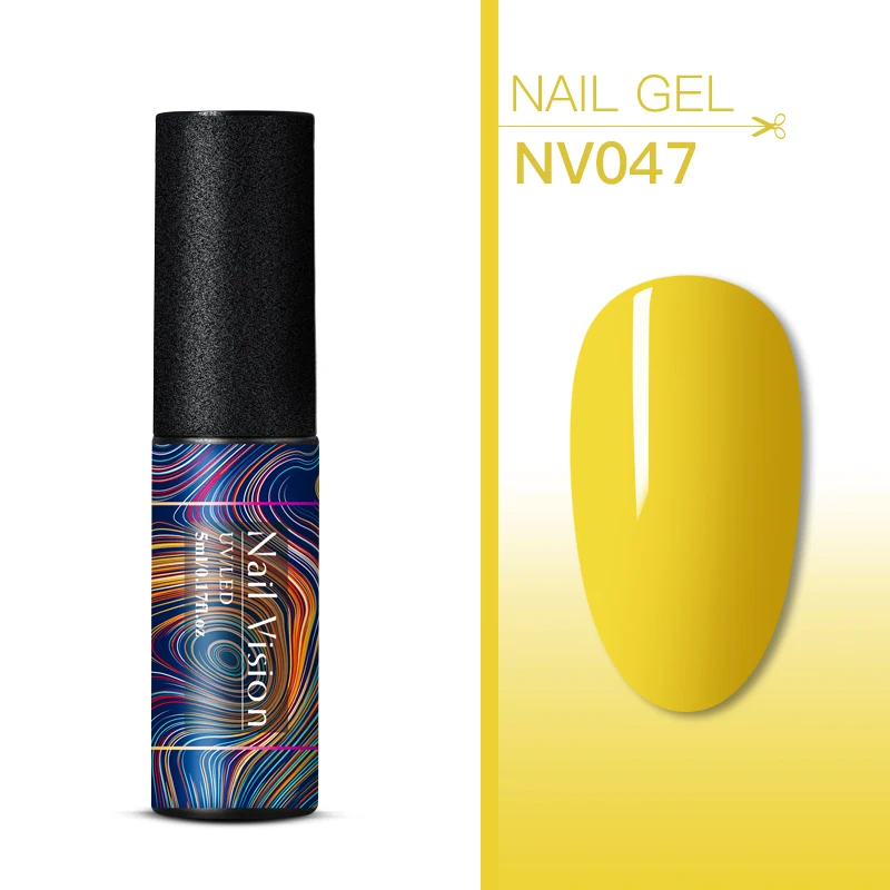S06642 Nail Vision, 176 цветов, чистый цвет, набор гель-лаков, UV Vernis, полуперманентный, впитывающий, 5 мл, Гель-лак для ногтей, маникюра - Цвет: S06642