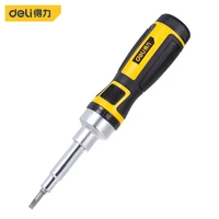 dl260016 6 in 1 phillipsslotted ratchet screwdriver kit magnetic bits mini screw driver cr v screw driving tools