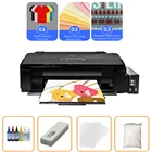 Цифровой принтер для одежды lxhcoody A3 DTF, прямая передача пленки для любых материалов одежды с пленкой из ПЭТ, чернила DTF, порошок DTF