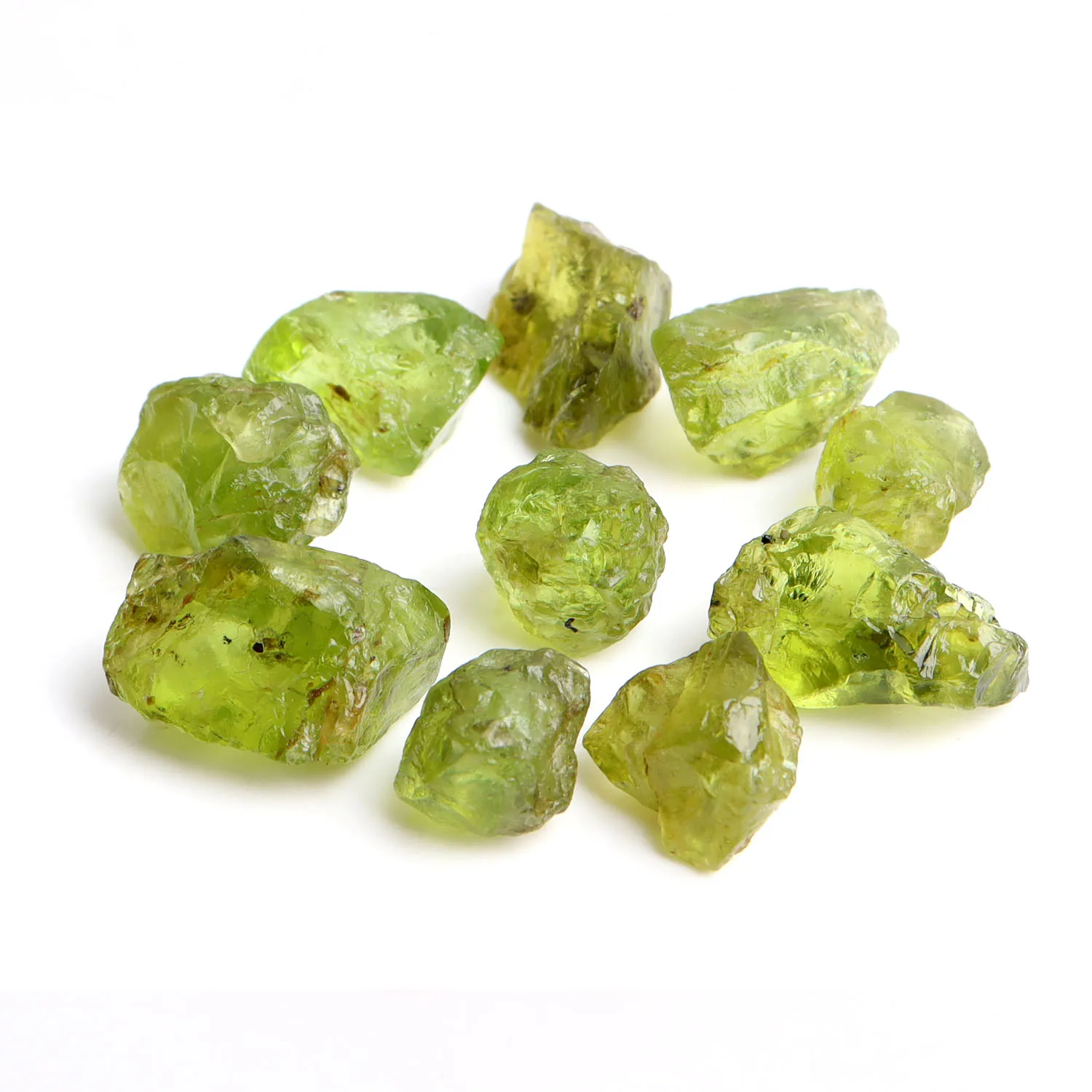 1 шт. Редкие натуральные оливиновые драгоценные камни 5-15 карат необработанные