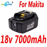 suitable for makita 18v7 0ah bl1860b bl1830b lithium ion battery compatible with makita18v bl1850b bl1840b wireless power tools
