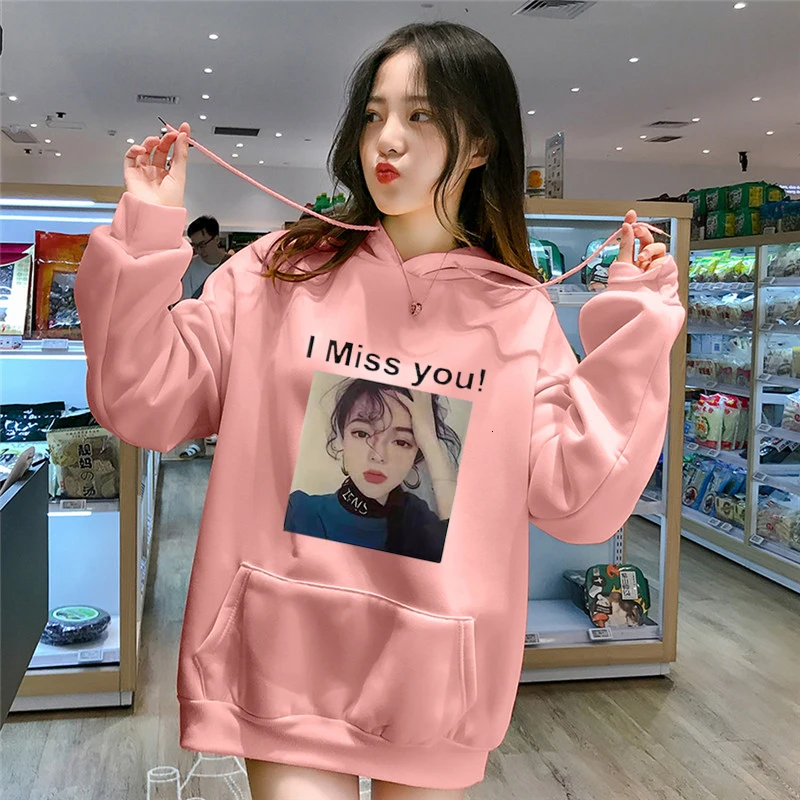 Шесть цветов толстые sudaderas mujer карманы молодой стиль Джемперы и толстовки для