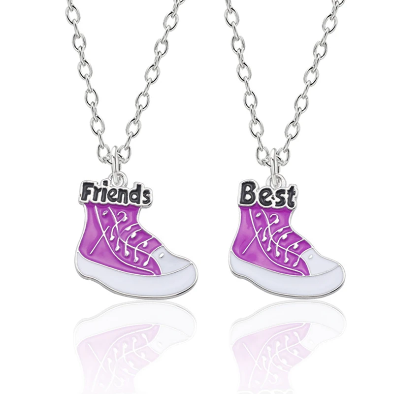 4 шт. Ожерелье Лучшие друзья чокер подвеска головоломка дружеские парные
