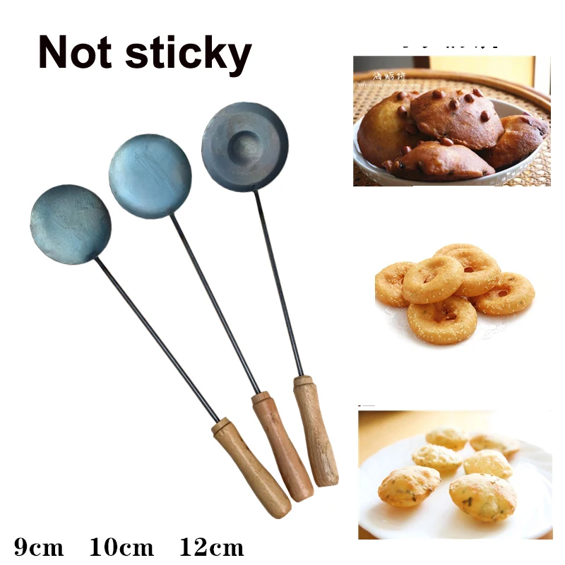 1 шт. кухонная утварь железный антипригарный шпатель ложка жареные пончики