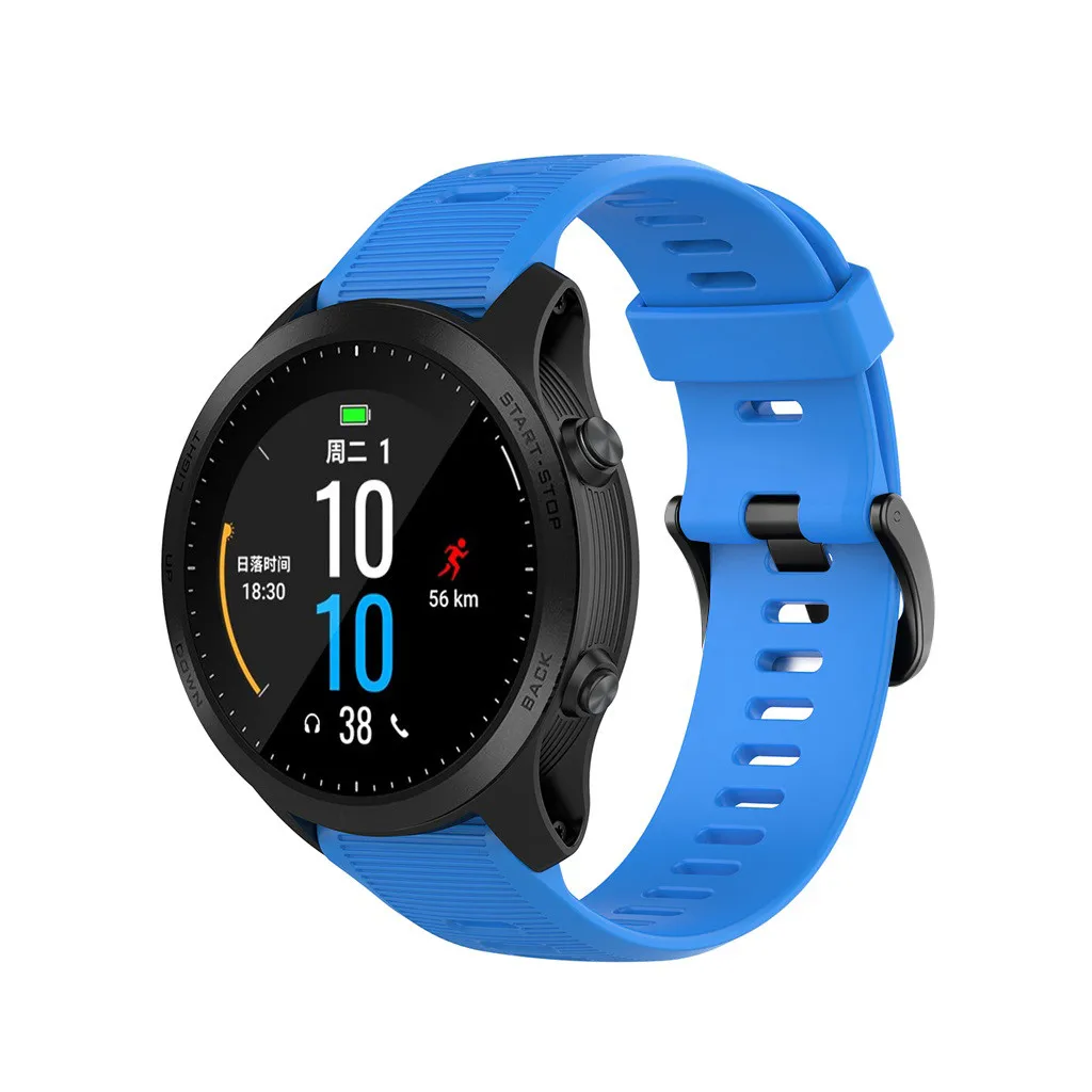 Сменный силиконовый ремешок-браслет для Garmin Forerunner 945/935/Fenix 5/Plus для умных часов, ремешок для наручных часов, спортивный мужской браслет