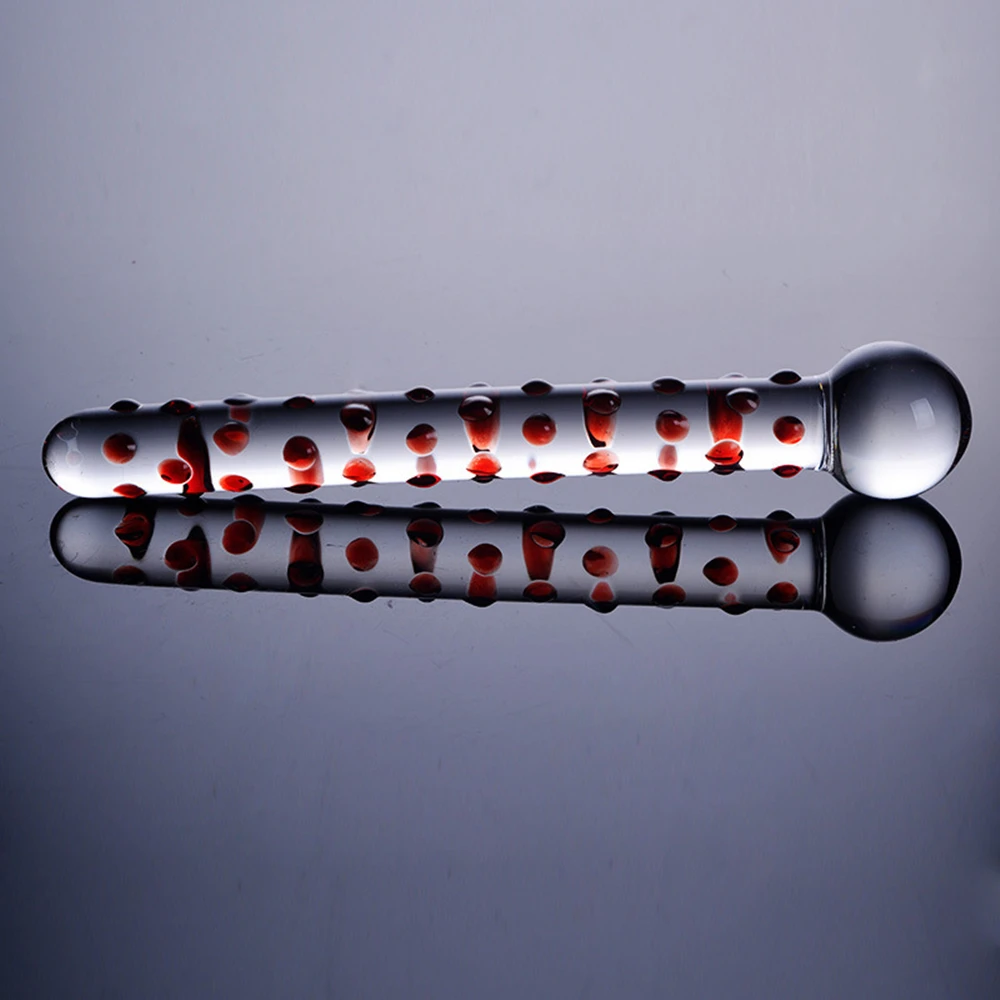 Новое прозрачное стекло фаллоимитатор искусственный пенис Хрустальные анальные