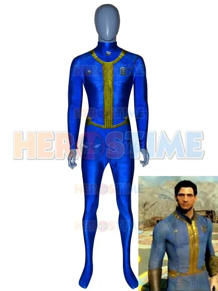 Comic flout 4 Sole Survivor vaultboy костюм для косплея 3D принт лайкра игра Fallout Зентаи на заказ| |
