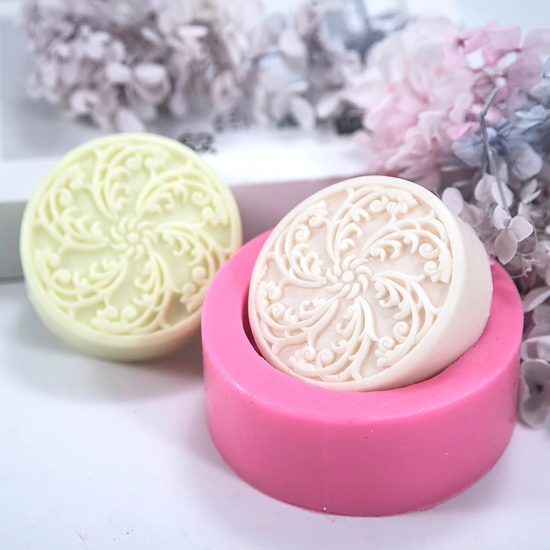 Креативная спиральная форма для торта силиконовая мыла ручной работы круглая