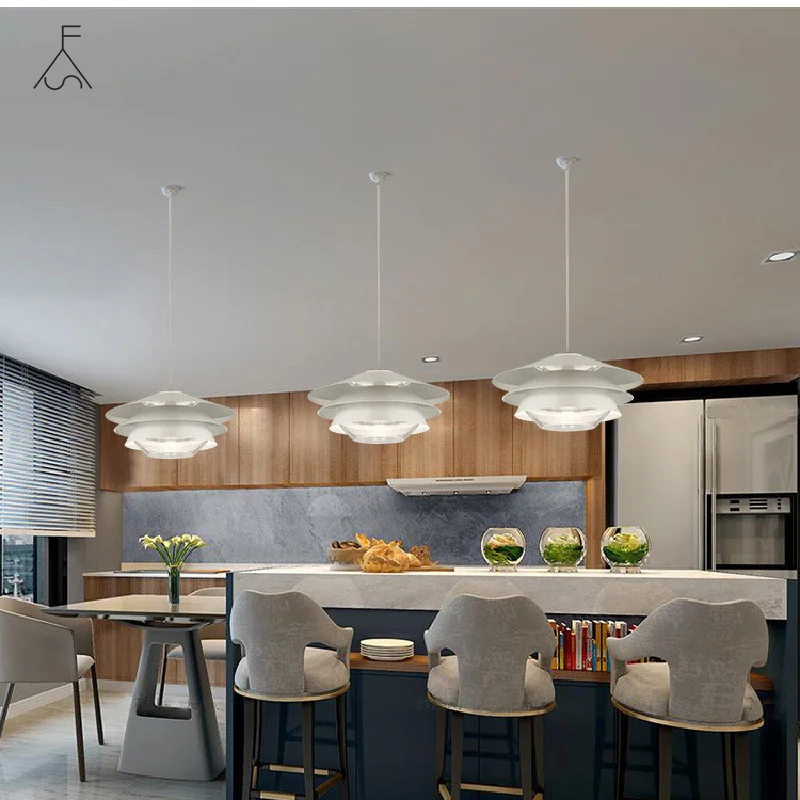 

Nordic Multi-layer Creative Pendant Lights Bedroom Bedside Study Post-modern Bar Living Room Restaurant Coffee Shop Pendant Lamp