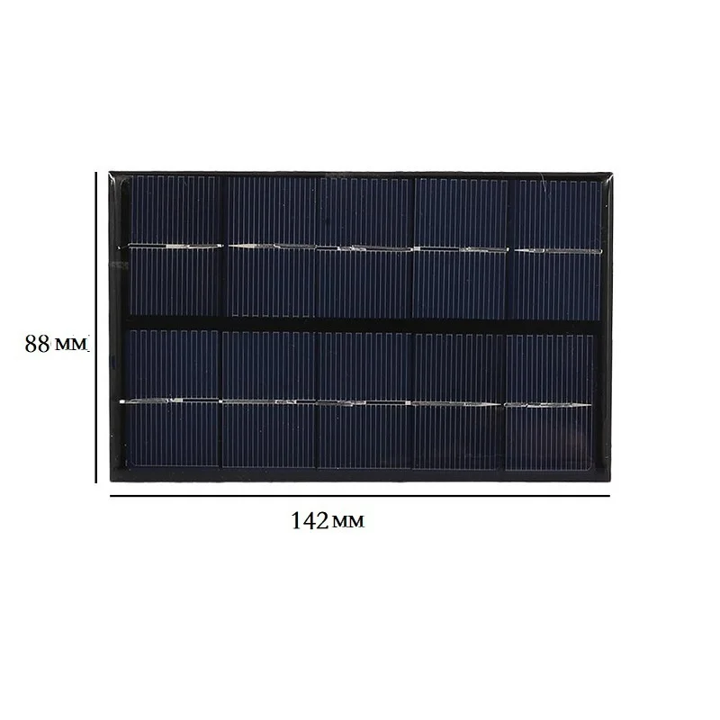 

USB Solar Panel Outdoor 5W 5V Portable Solar Charger Pane Climbing Fast Charger Polysilicon Travel DIY Solar Charger Generator