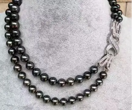 Ожерелье из жемчуга 9-10 мм 17 5-18 5 дюйма