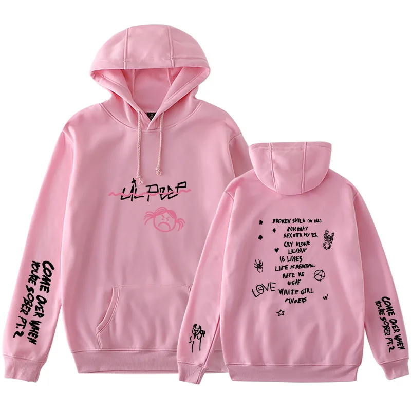 Popular Lil Peep Hoodie Couple Loose Casual Fashion Hooded Sweatshirts For Men And Women 2020 New Spring Autumn Pullover
