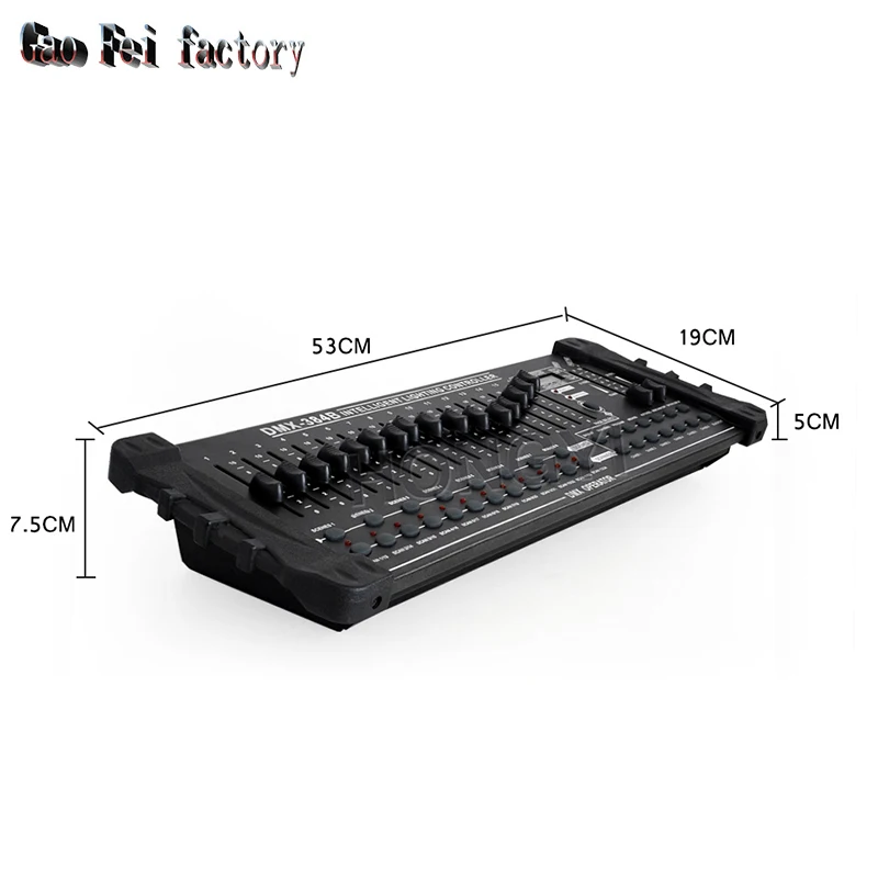 Контроллер DMX 384 с 512DMX входом и выходом высокое качество 384chanels подходит для