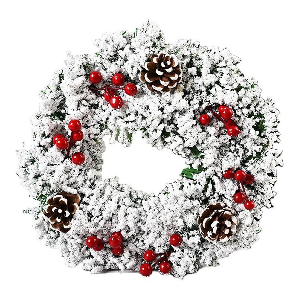 Guirnalda de Navidad para colgar en la pared, adorno decorativo para puerta de fiesta, hogar y &aacute;rbol, novedad de 2021-5