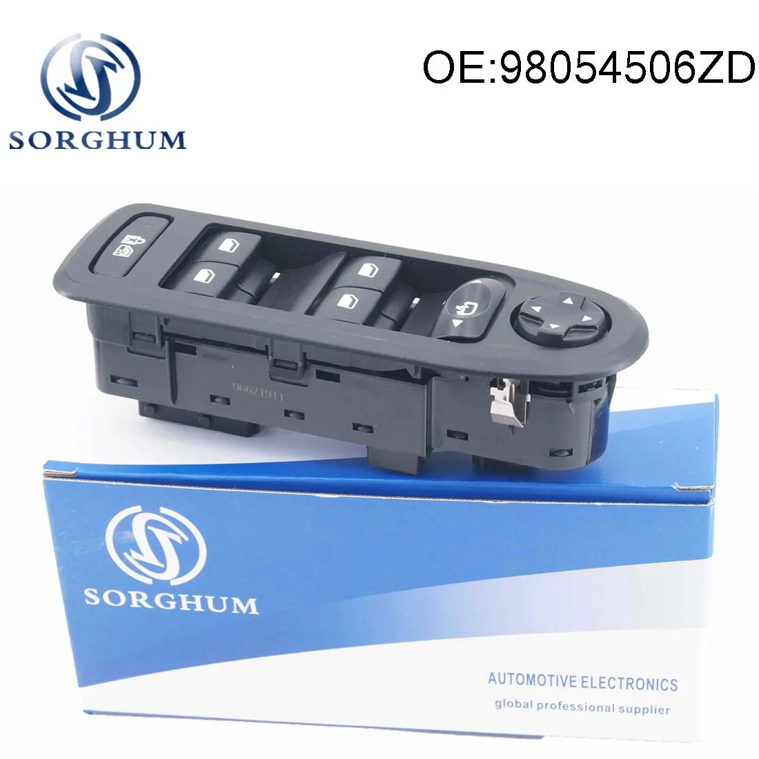 

Черный выключатель стеклоподъемника 98054506ZD для 2009-2013 Peugeot 408 508