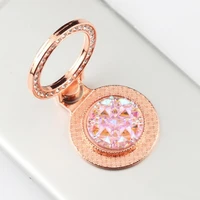 mobile phone universal ring holder fashion shiny rhinestone mobile phone anti drop ring stand for iphone xs huawei samsung