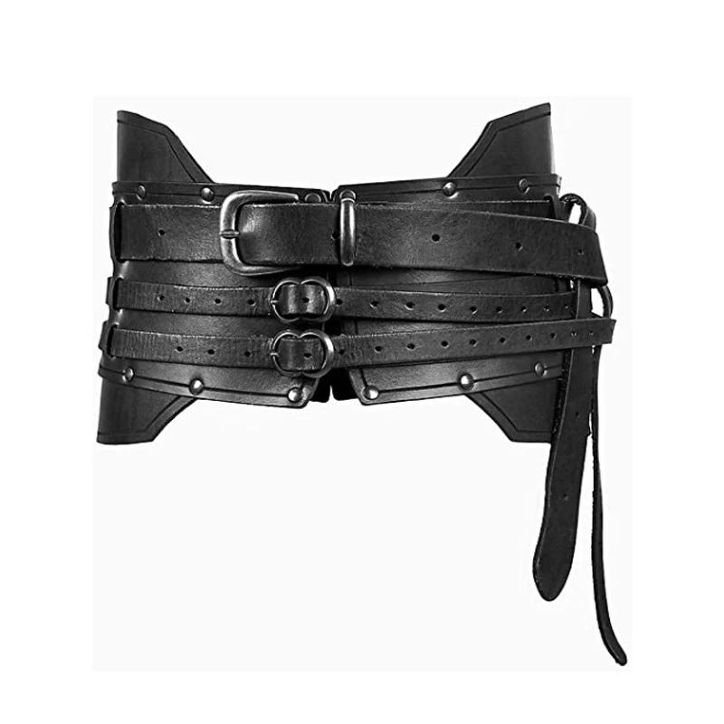 Средневековые аксессуары винтажный широкий ремень мужские рыцарские доспехи