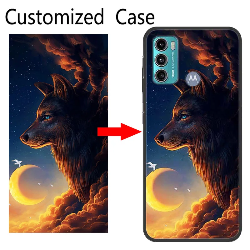 Силиконовый чехол для Motorola Moto G30 G20 G10 E7i E7 Power 4G, с изображением на заказ