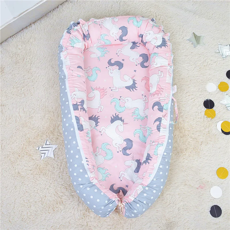 Съемная дорожная детская кроватка гнездо для сна новорожденных колыбель малышей