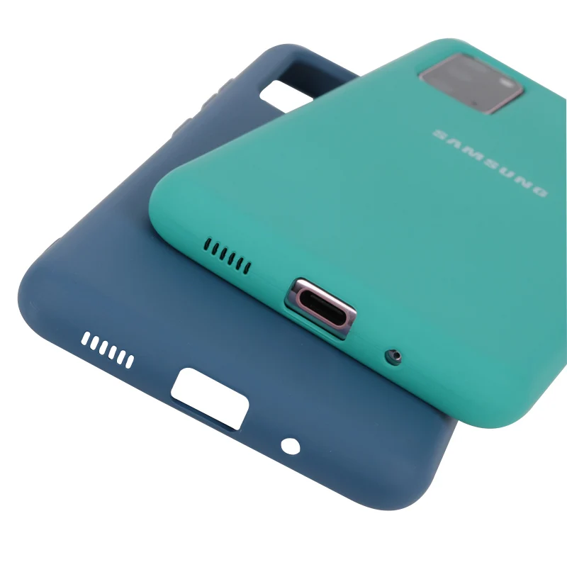 Оригинальный чехол S20 для Samsung Galaxy Ultra plus шелковистый силиконовый высокого