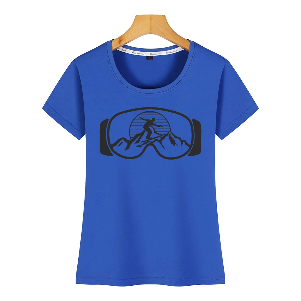 Женская футболка для сноуборда зимняя спортивная Винтажная Футболка Vogue на