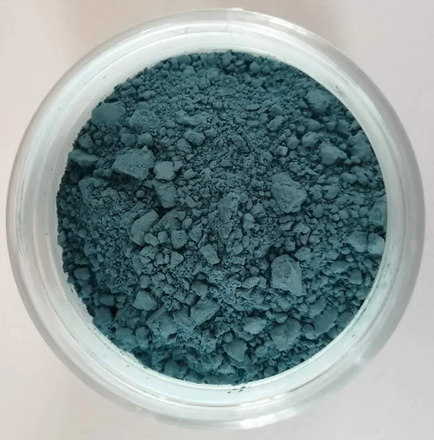 Natural mineral pigment powder for traditional Chinese painting oil mural Japanese Blue color Azurite |