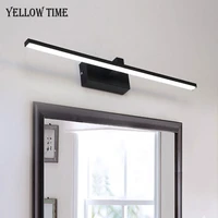 wall sconce led wall lamp blackwhite finished bathroom bedside lamps modern mirror front lights large 40cm 50cm lustres 8w 10w