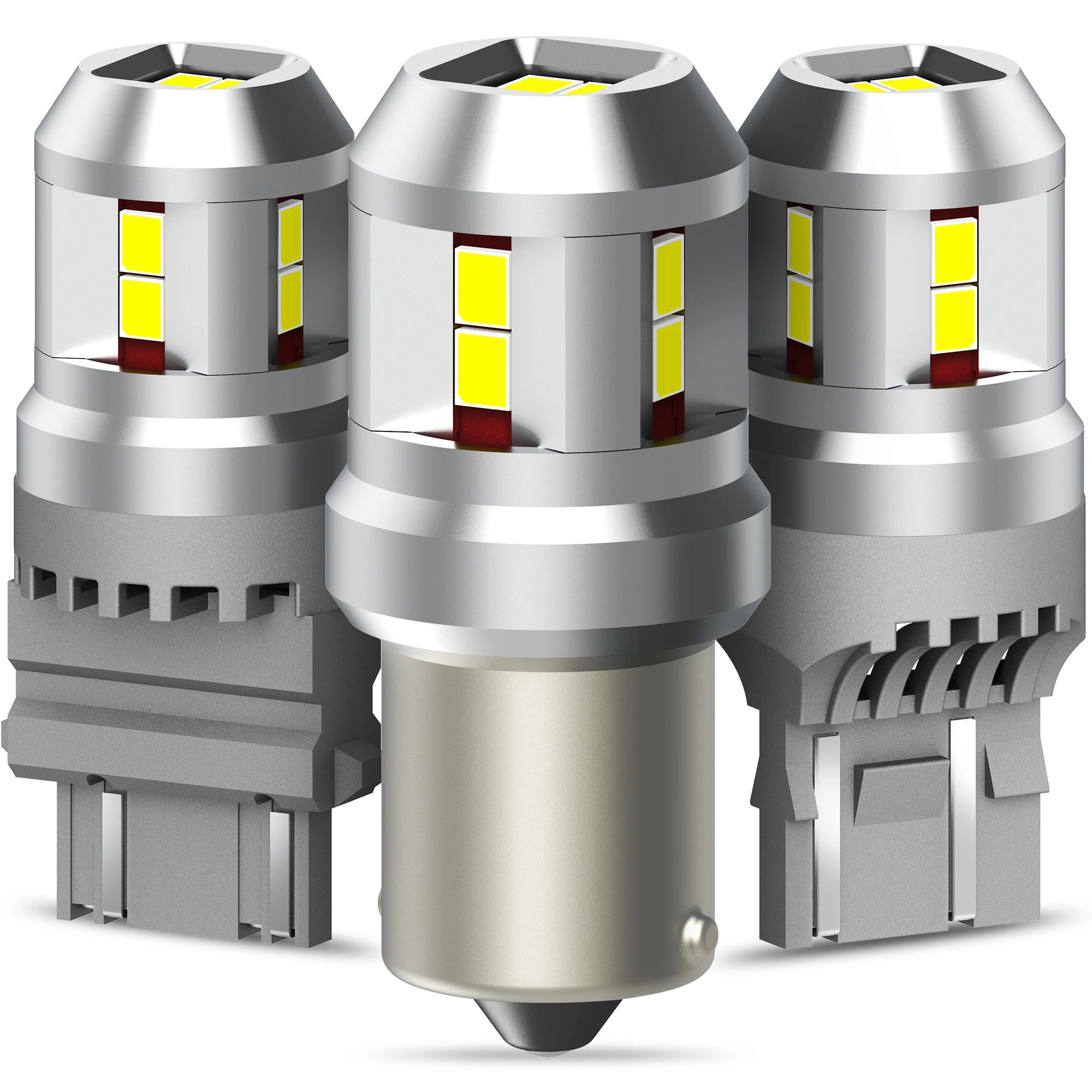 2x T20 Led W21/5 Вт 7443 7440 DRL обратный Singal светильник 3156 3157 автомобильные светодиоды лампы
