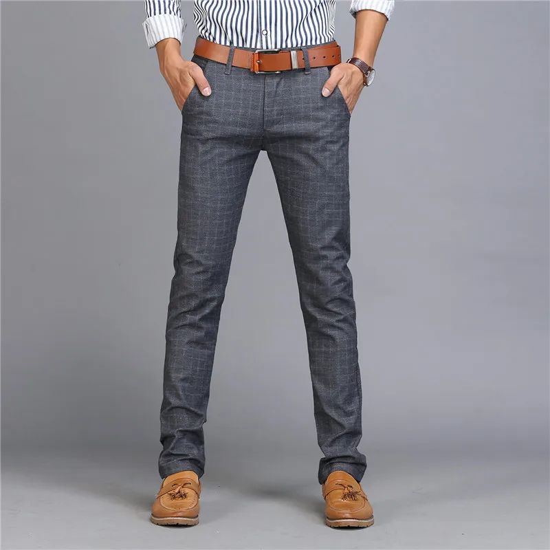 

2021 Spring Summer New Casual Pants Men Cotton Slim Fit Chinos Fashion Trousers Male Brand Clothing Plus Size