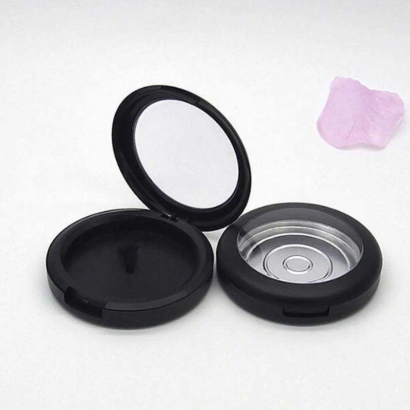 

1PC Empty Eyeshadow Palette Naked Makeup Matte Black Large Eye Shadow Makeup Storage Palette Fill Pans