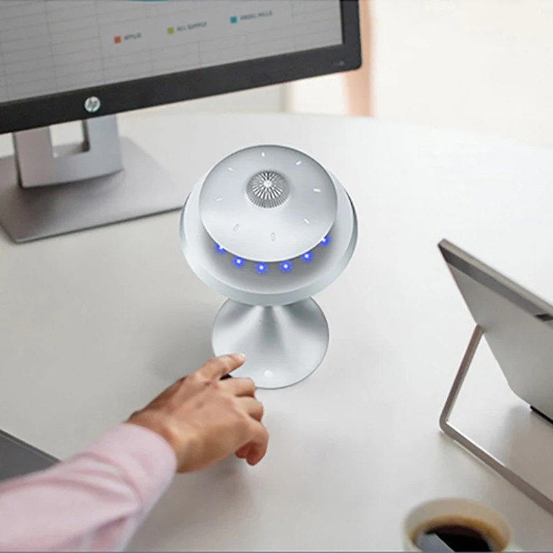 Смарт Bluetooth колонки бас стерео Магнитная подвеска НЛО Стиль Дизайн семь цветов светодиодный водонепроницаемый беспроводной зарядки
