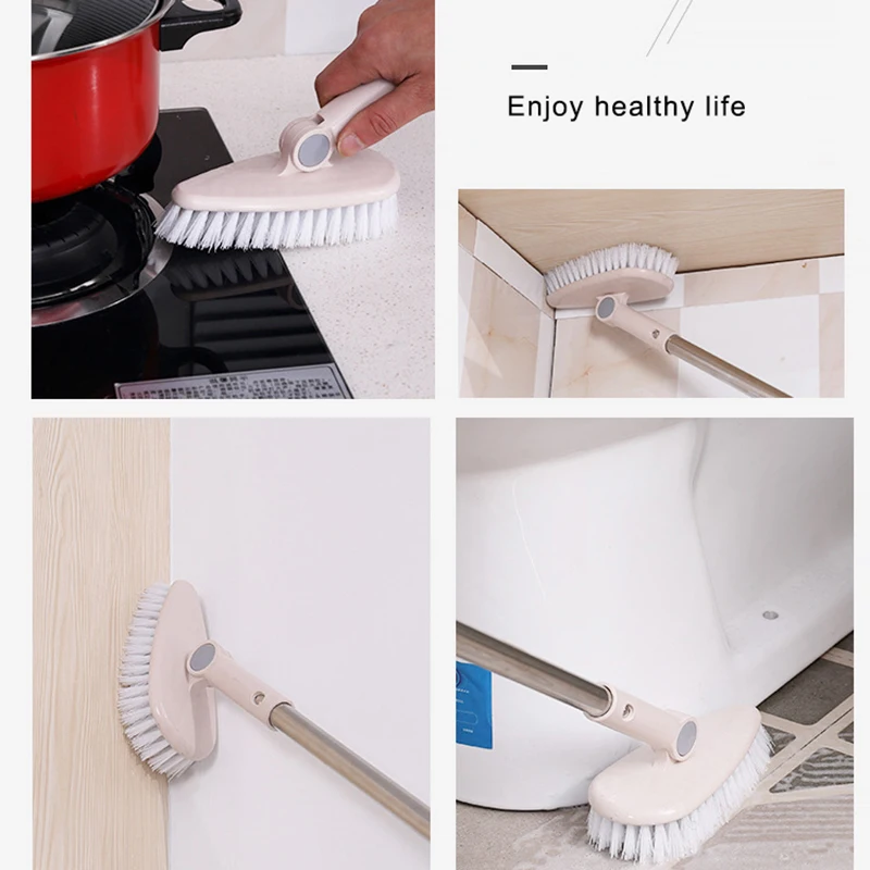 Multifunctional Floor Brush Long Handle Cleaning Bathroom Bathtub Tile Accessories High Quality Household Tool | Дом и сад