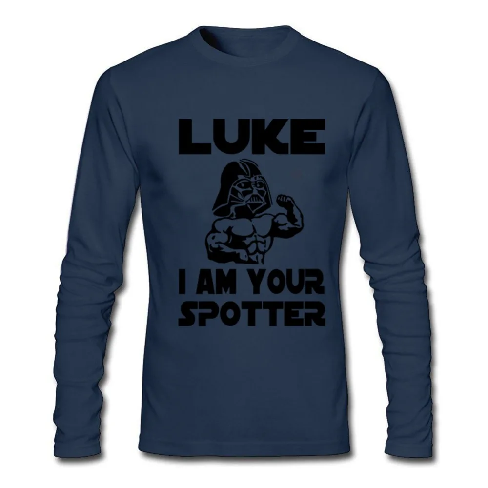 Забавная футболка люка I Am Your Spotter Star Wars Geek мужская повседневная с круглым вырезом