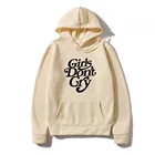 Толстовка мужская с капюшоном и принтом Don't Cry