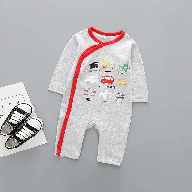 Осенний детский Пижамный костюм хлопковое нижнее белье с длинными рукавами для