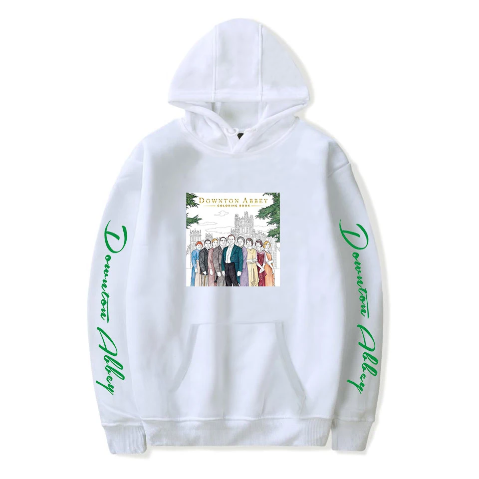 Осенние толстовки Downton Abbey с принтом женская уличная Толстовка в стиле хип хоп и