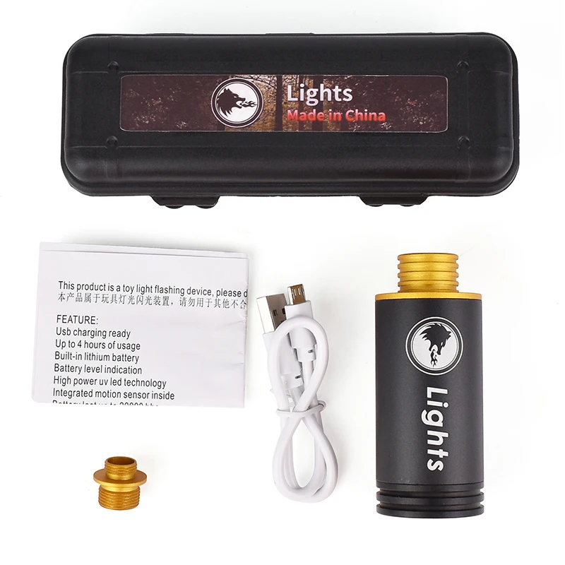 

NEW Airsoft Tracer Lighter with Flamethrower Fluorescence Effect for Paintball Pistol Rifle Shooting CS Game Equipment 14mm/11mm