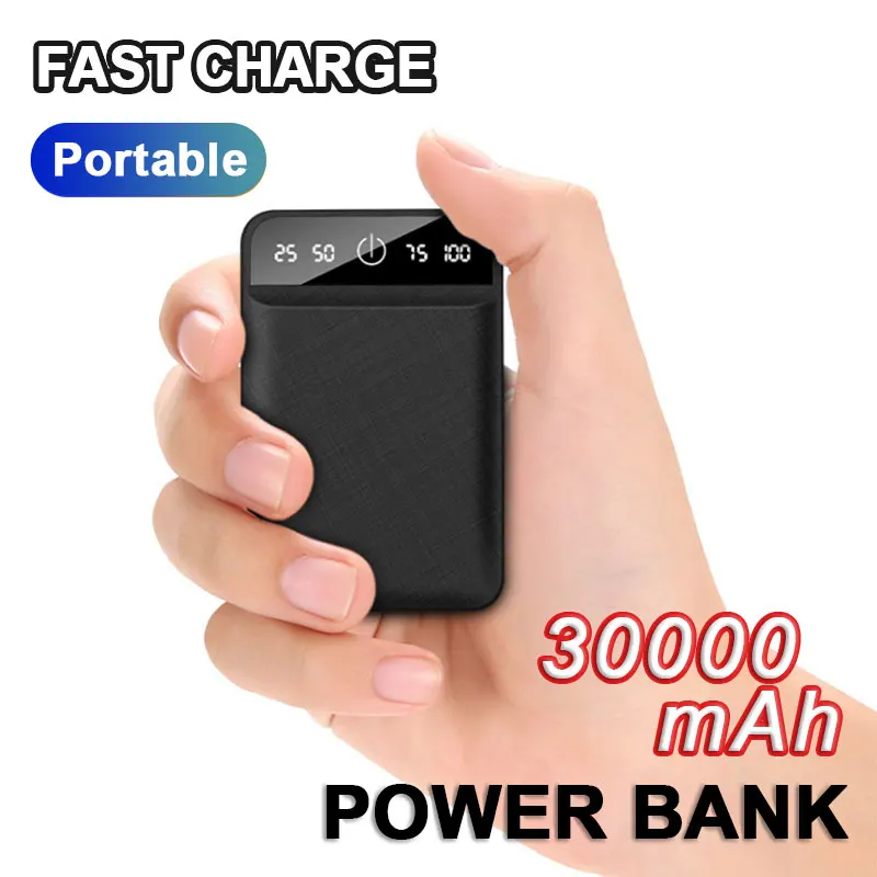 Портативный внешний аккумулятор с 2 мя Usb портами 30000 мАч|Внешние аккумуляторы| |