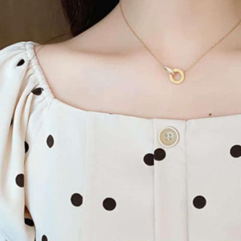 

Women Fashion Midi Dress Sweet Dot Printed Robe Slim Fit Lantern Sleeve A-line Dresses Kawaii Summer Dress Vestidos De Fiesta