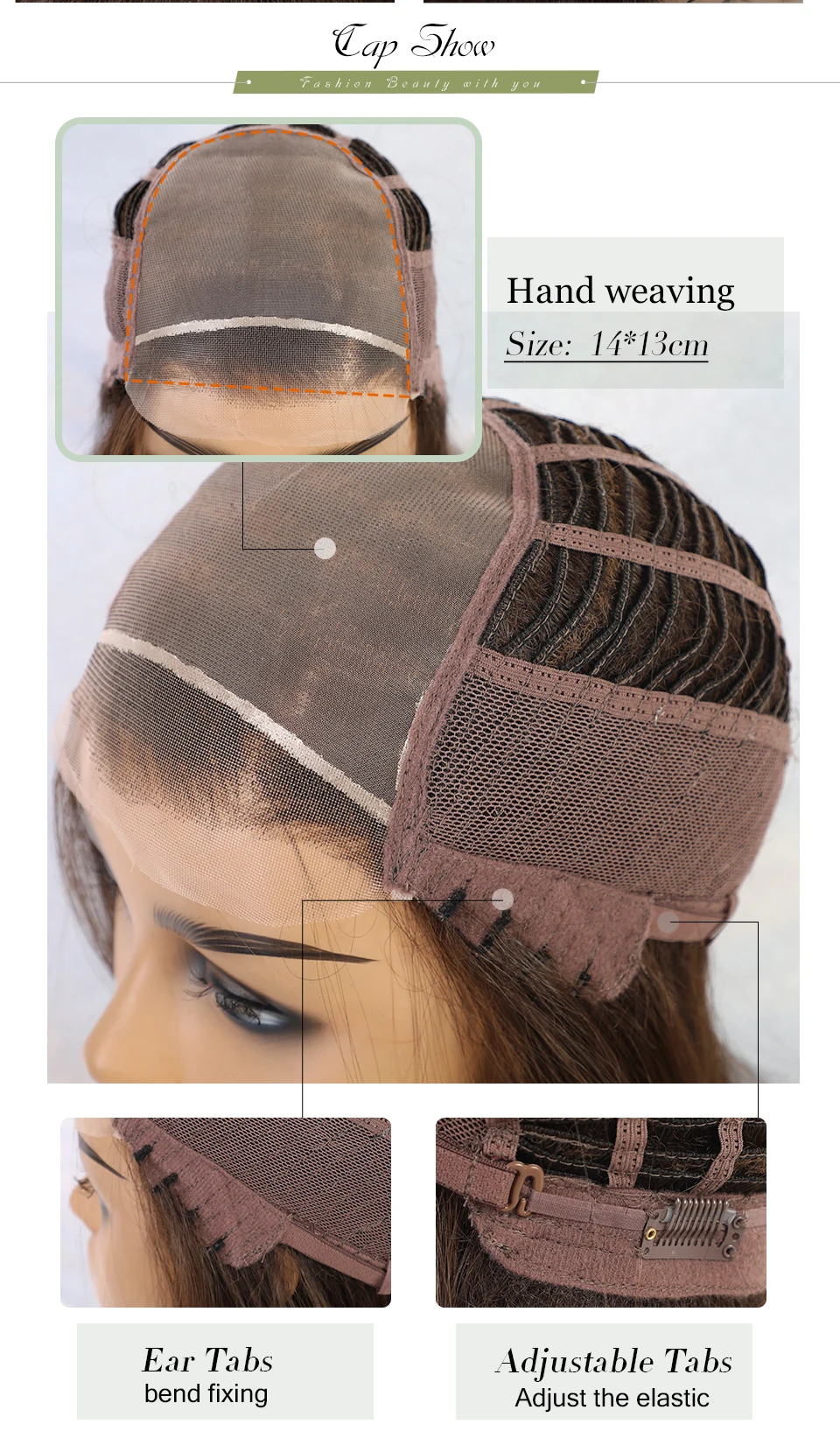 Haircube синтетические парики на кружеве 1" темно-коричневый с натуральной линией волос синтетические волосы волна воды U Часть Кружева парики для женщин