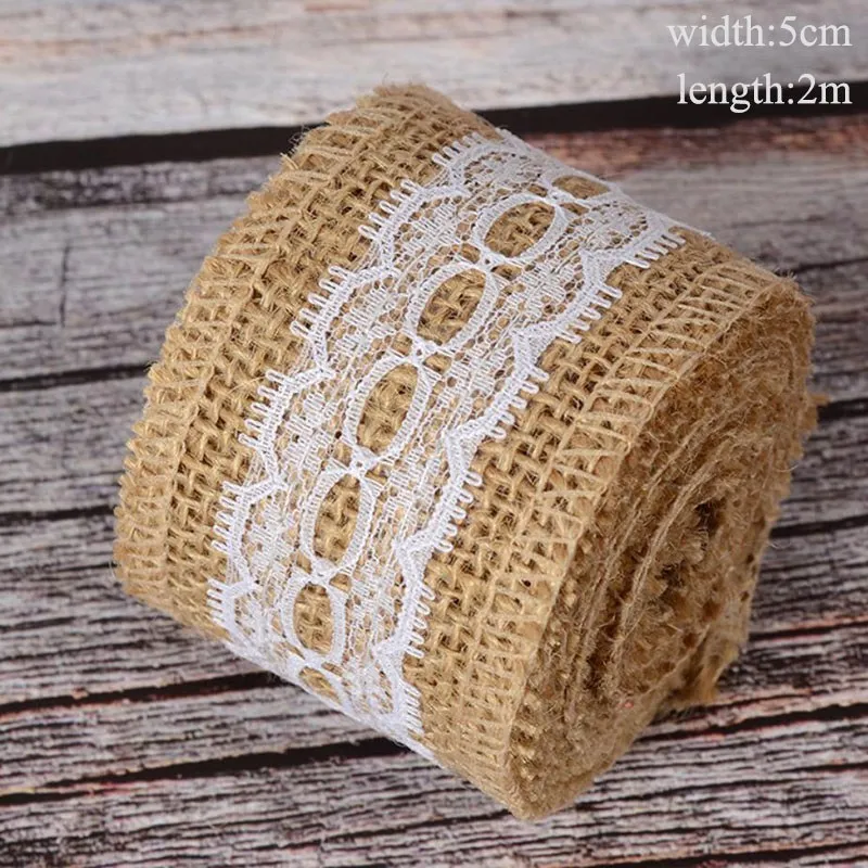 Jute 5 Taoup 5 м/10 м имитация зеленых листьев плетеная пеньковая веревка деревенский Свадебный декор винтажные Свадебные аксессуары натуральный Toile De Jute - Цвет: Jute 5