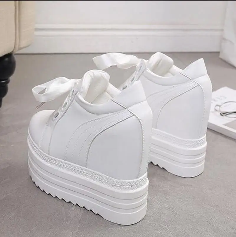 Новинка 2020 женская повседневная обувь на высоком каблуке женские туфли танкетке