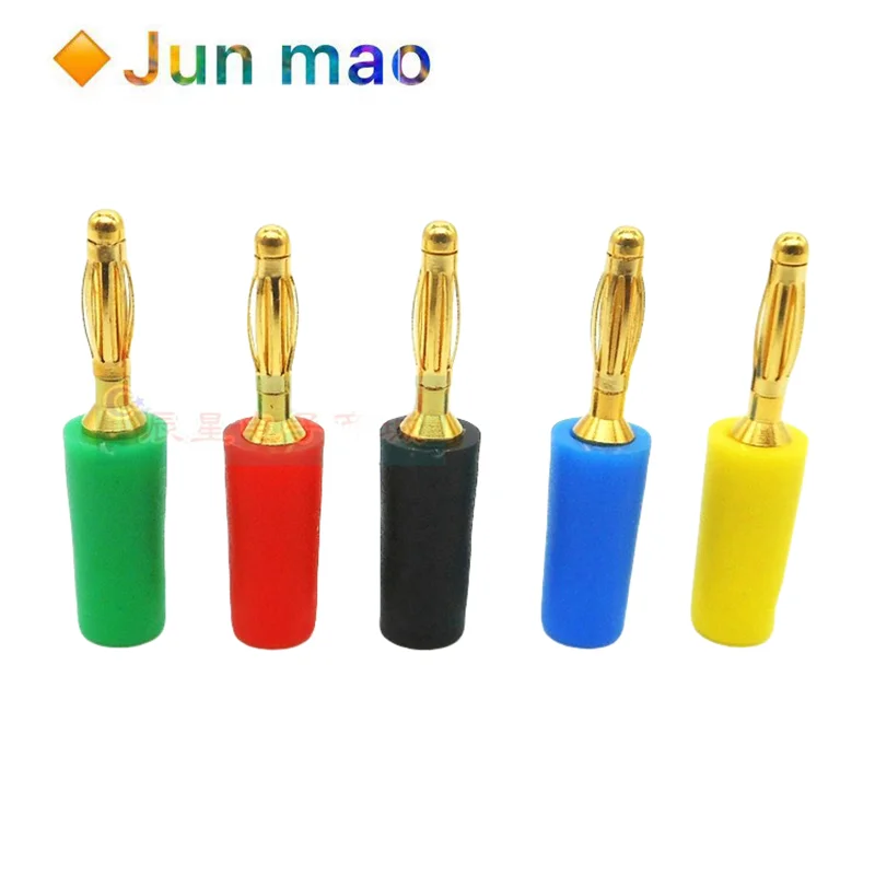 Штекер типа банан медный позолоченный 2 5 мм шт. | Строительство и ремонт