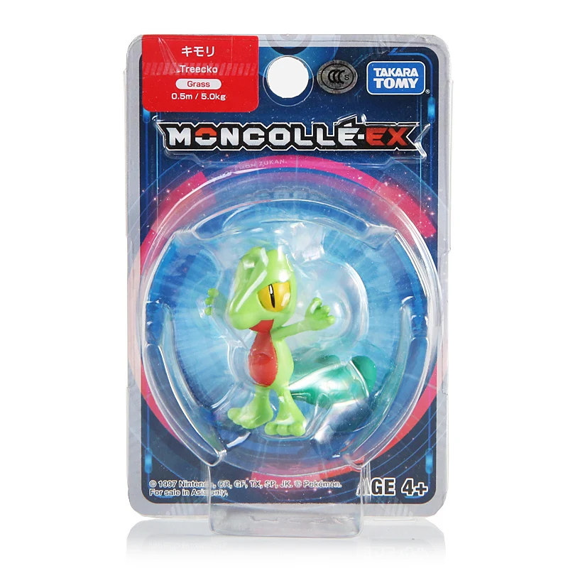 Takara Tomy Pokemon Moncolle-EX Sun Moon 4 см коллекция мини-игрушек рисунок Treekco Новинка 968665 |