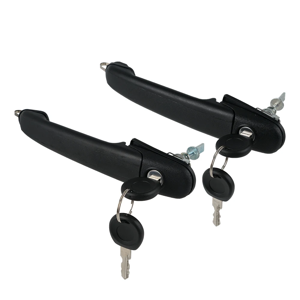

2pcs Car Exterior Door Handle With 4 Keys For VW POLO 6N1 6V2 6V5 Sharan Seat Alhambra Ford Galaxy 6N0837207C/D Car Accessories