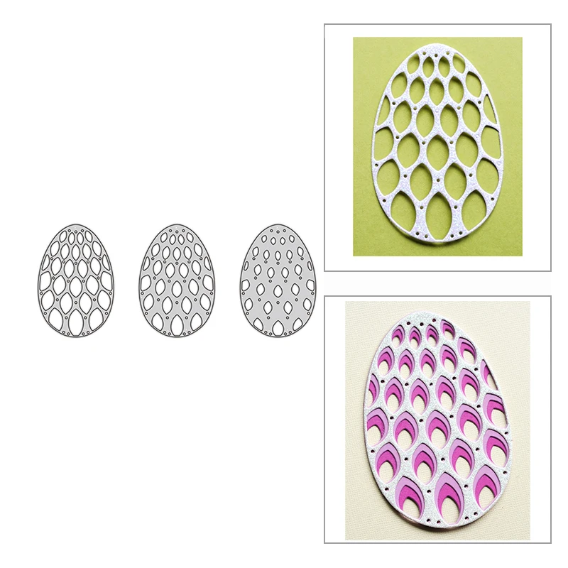 Новинка 2021 Многослойные яйца в горошек овальная рамка металлические пресс-формы